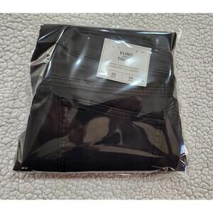 Flint & Tinder Men's Black Working Pants Size 32x 34 Slim Fit 5 Pockets NWT